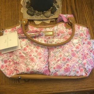 Laura Ashley 6 in 1 Floral Tote Diaper Bag
